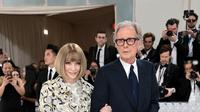 Anna Wintour dan Bill Nighy di Met Gala 2023. (Dok. Twitter/@britishgq)