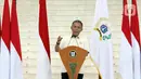 "Periode besok (saat pemilihan umum/Pemilu 2024), saya maju ke DPR RI (dari) Dapil Jakarta Selatan, Jakarta Pusat, luar negeri," ungkap Prasetyo Edi di area Gedung DPRD DKI, Rabu (3/5/2023). (Liputan6.com/Herman Zakharia)