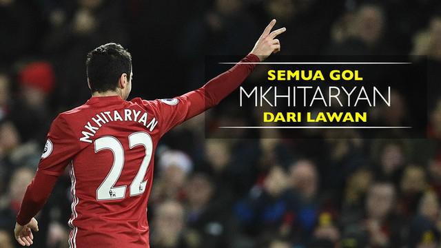 Video gol-gol gelandang Manchester United, Henrikh Mkhitaryan, yang semua berawal bola yanng didapat dari lawan.