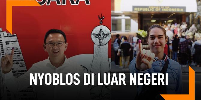 VIDEO: Deretan Publik Figur yang Nyoblos di Luar Negeri