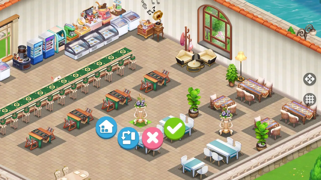 Game simulator Hello Café: Cafe Impianmu. Credit: VNG Games