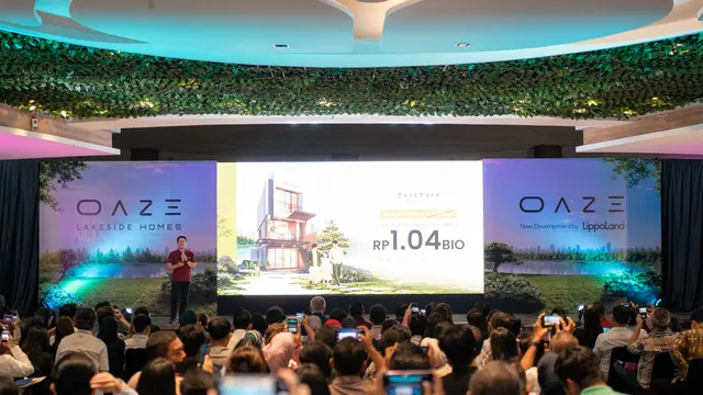 OAZE Lakeside Homes menawarkan hunian premium dekat kawasan industri Cikarang. (Dok Lippo)