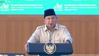 Presiden Prabowo Subianto saat aktivitas peresmian 1.061 Koperasi Desa/Kelurahan Merah Putih (KDMP) di Kabupaten Nganjuk, Jawa Timur, Sabtu (16/5/2026). (Foto: tangkapan layar Sekretariat Presiden)