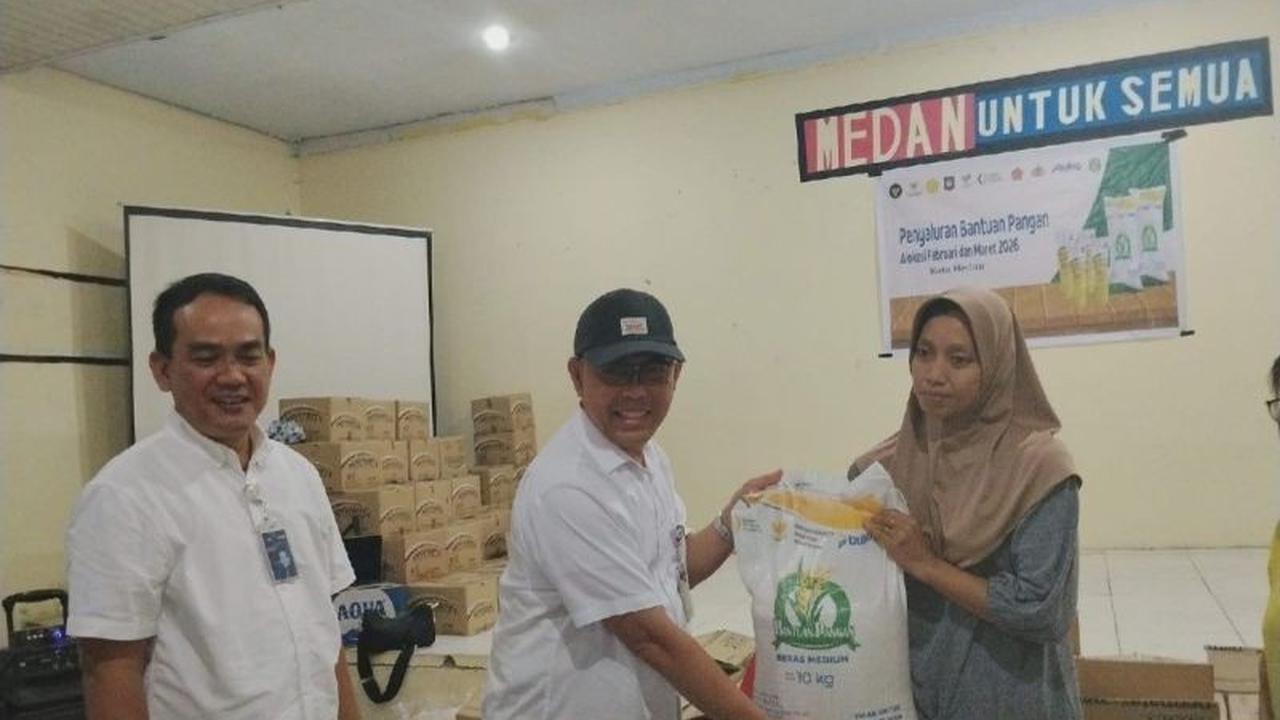 Bulog Pastikan Penyaluran Bantuan Pangan di Medan Lancar dan Tepat Sasaran