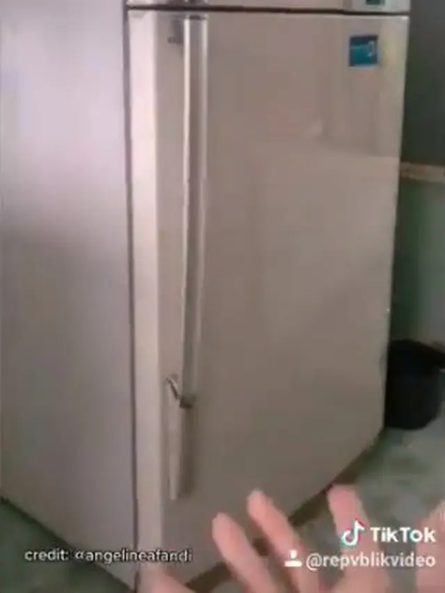 Kulkas di dalam kamar mandi