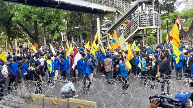 Ada 2 Demo Mahasiswa di Jakpus Hari Ini, Ratusan Personel Siaga