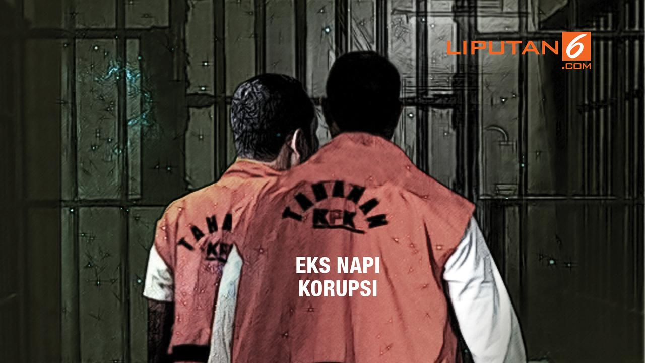 Banner Infografis Caleg-Caleg Eks Napi Koruptor