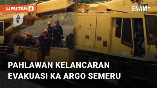 VIDEO: Penampakan Pahlawan Kelancaran Evakuasi KA Argo Semeru di Kalimenur