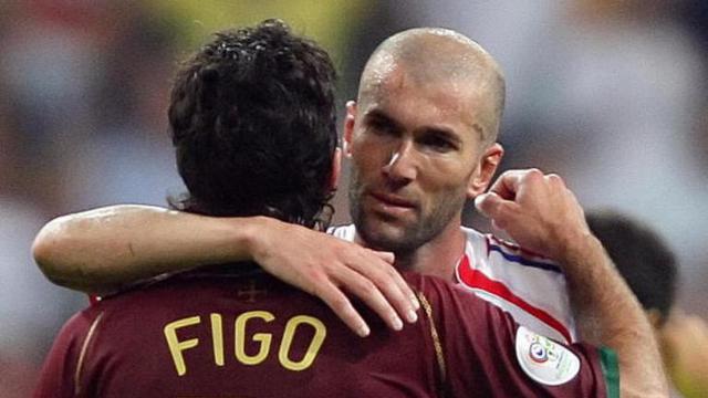 luis figo - zinedine zidane