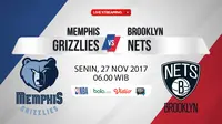 Memphis Grizzlies Vs Brooklyn Nets (Bola.com/Adreanus Titus)