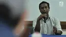 Anggota FP3 Pulau Pari Sahrul memberi keterangan saat konpers terkait putusan bebas dan kriminalisasi warga Pulau Pari oleh Polres Kepulauan Seribu di Kantor LBH, Jakarta, Minggu (18/11). (Merdeka.com/ Iqbal S. Nugroho)