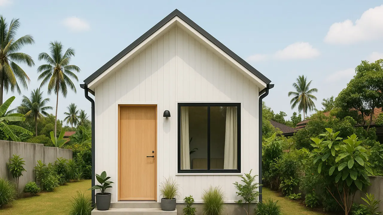 Desain Rumah Kecil 5×8 Bergaya Skandinavia/AI