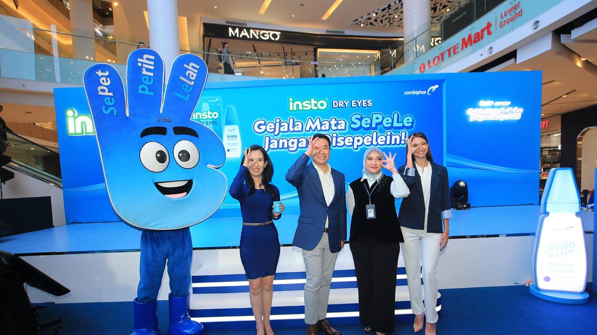 INSTO dari Combiphar Luncurkan Kampanye "Bebas Mata SePeLe" Ajak Masyarakat Kenali 3 Gejala Mata Kering yang Sering Disepelekan