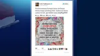 Anas Tiba di KPK, SBY Berkicau di Twitter