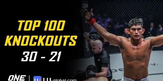 VIDEO: Top 100 Knockouts di ONE Championship, Pukulan Mematikan Aung La N Sang Jatuhkan Petarung Jepang