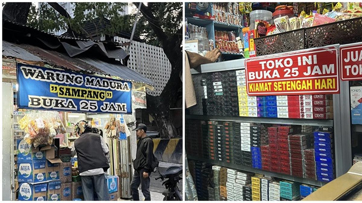 6 Potret Toko Buka 25 Jam Ini Kocak Banget, Melebihi Batas Waktu dalam Sehari