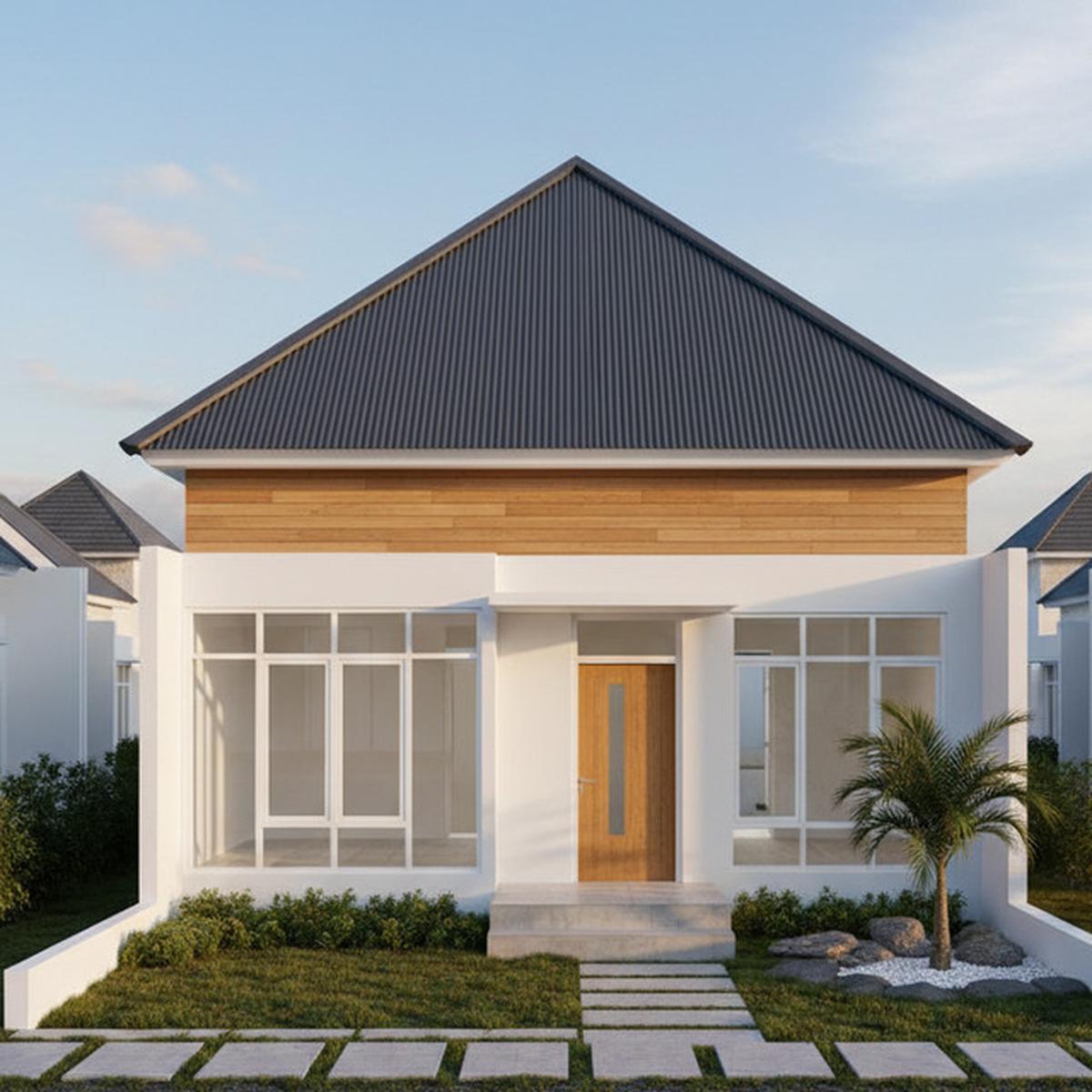 8 Gambar Rumah Minimalis Atap Limas, Desain Elegan yang Cocok untuk Lahan Kecil maupun Luas