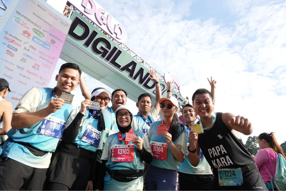 Antusiasme 12.500 Pelari Ramaikan Digiland Run 2025