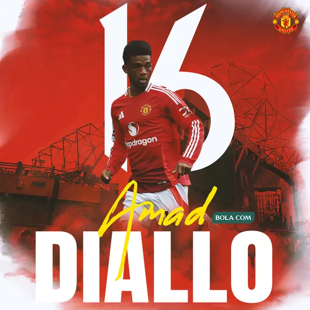 Manchester United - Ilustrasi Amad Diallo