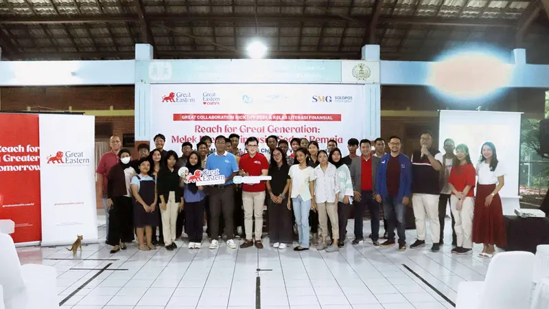 Foto bersama seluruh peserta Kelas Literasi Finansial di SOS Children’s Villages Jakarta.