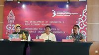Media Briefing Kementerian Perencanaan Pembangunan Nasional/Badan Perencanaan Pembangunan Nasional (PPN/Bappenas) di BW Suites Belitung, Selasa (6/9/2022).