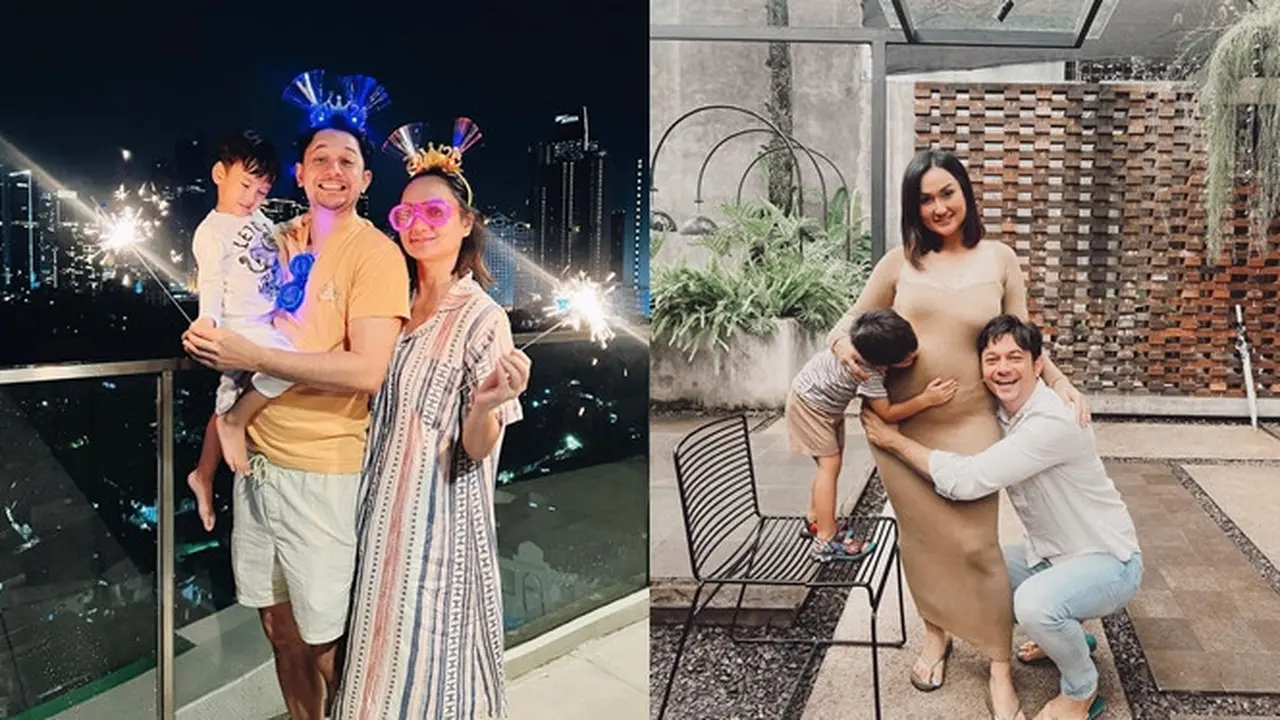 6 Potret Andrew Andika Umumkan Sang Istri Hamil Anak Kedua, Penuh Bahagia