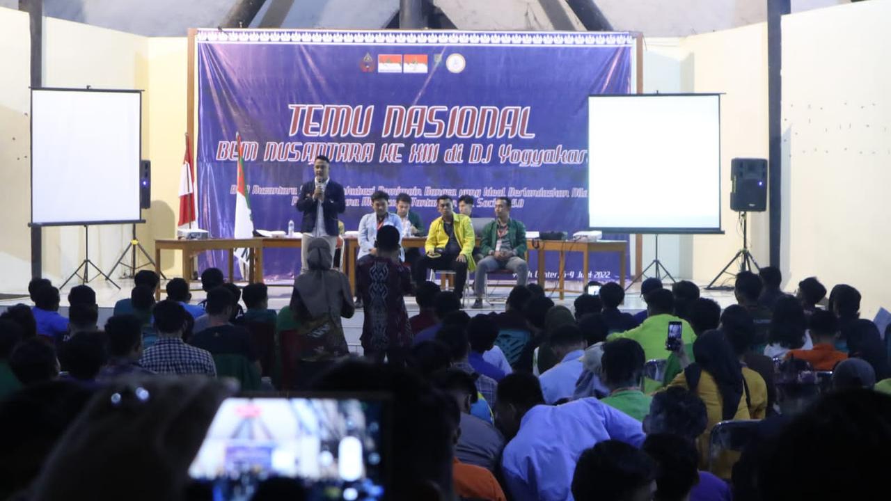 Ahmad Supardi resmi ditetapkan sebagai Koordinator Pusat BEM Nusantara 2022-2023