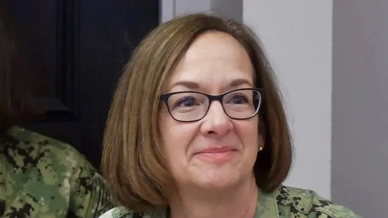 Lisa Franchetti, wanita pertama yang dinominasikan untuk mengepalai cabang dinas militer Pentagon, Angkatan Laut. (AP)