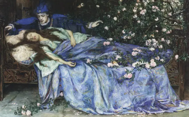 Sleeping Beauty karya Henry Meynell Rheam. (Sumber Wikimedia Commons)