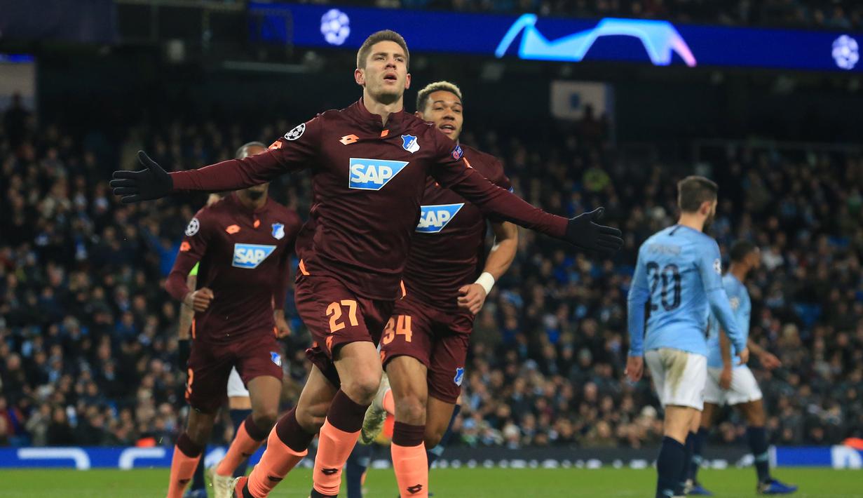 7. Andrej Kramaric (Hoffenheim) - 5 gol dan 1 assist (AFP/Lindsay Parnaby)