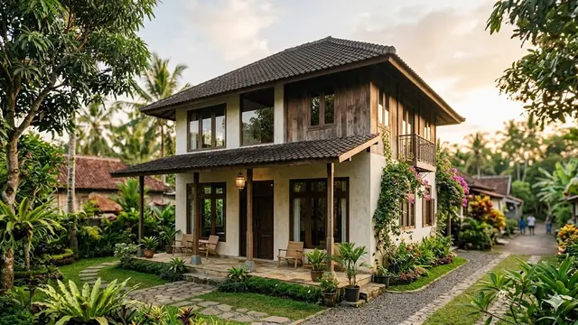 Model Rumah Sederhana Tapi Terlihat Mewah di Kampung