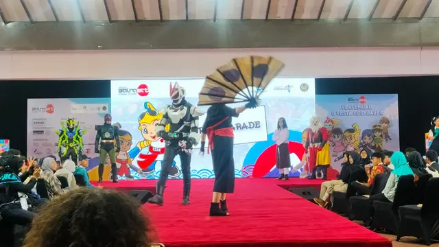 Parade Cosplay di ANIMART Indonesia 2023