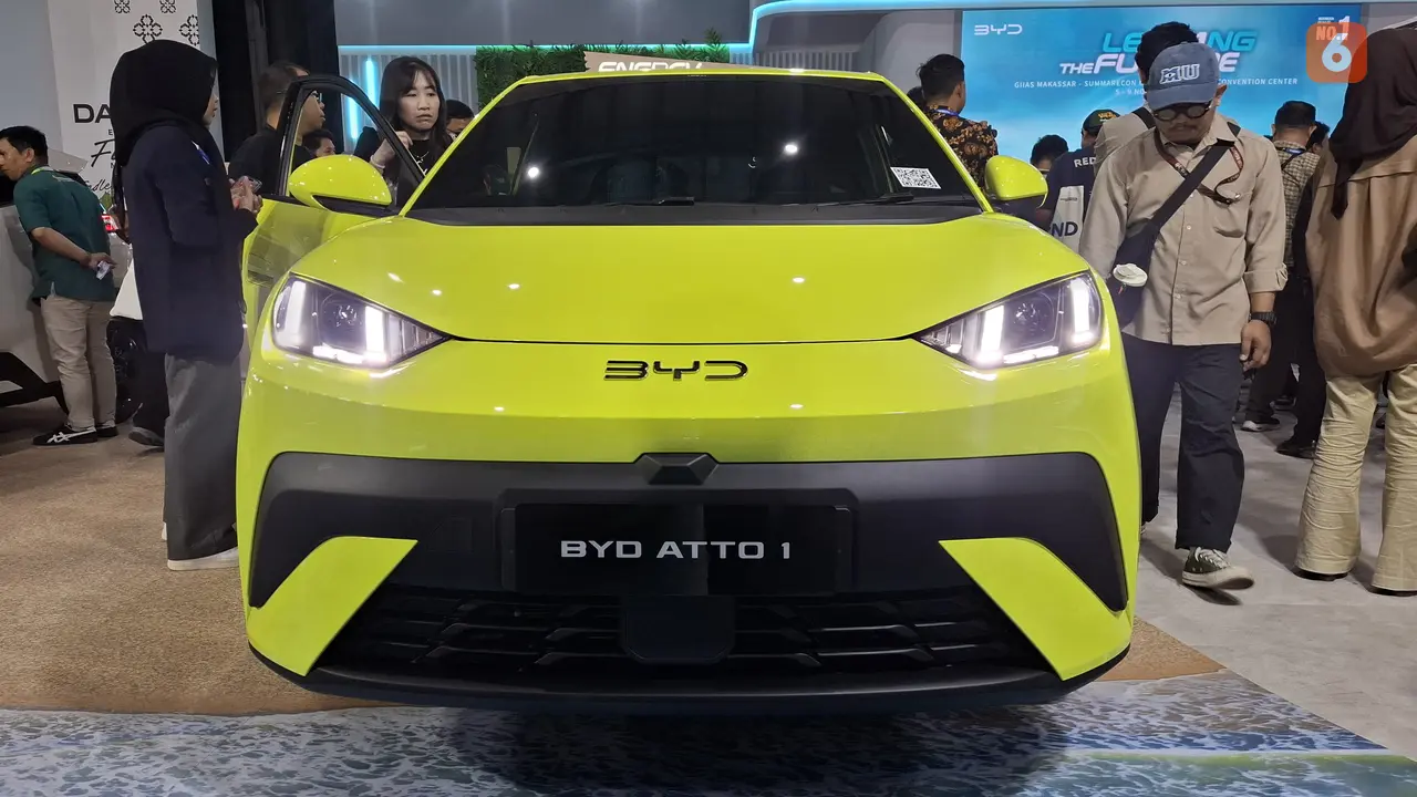BYD pertama kali mengikuti GIIAS Makassar 2025. (Liputan6.com/Fauzan)