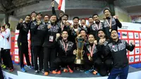 Indonesia menjuarai Kualifikasi Piala Thomas 2016 setelah menundukkan Jepang dengan skor ketat 3-2.