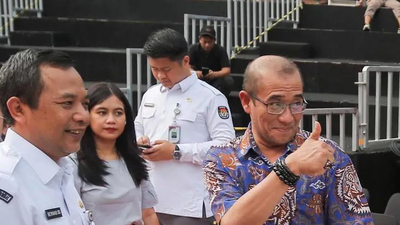 FOTO: KPU Beri Bocoran Tema yang Akan Dibahas dalam Debat Perdana Capres dan Cawapres 2024