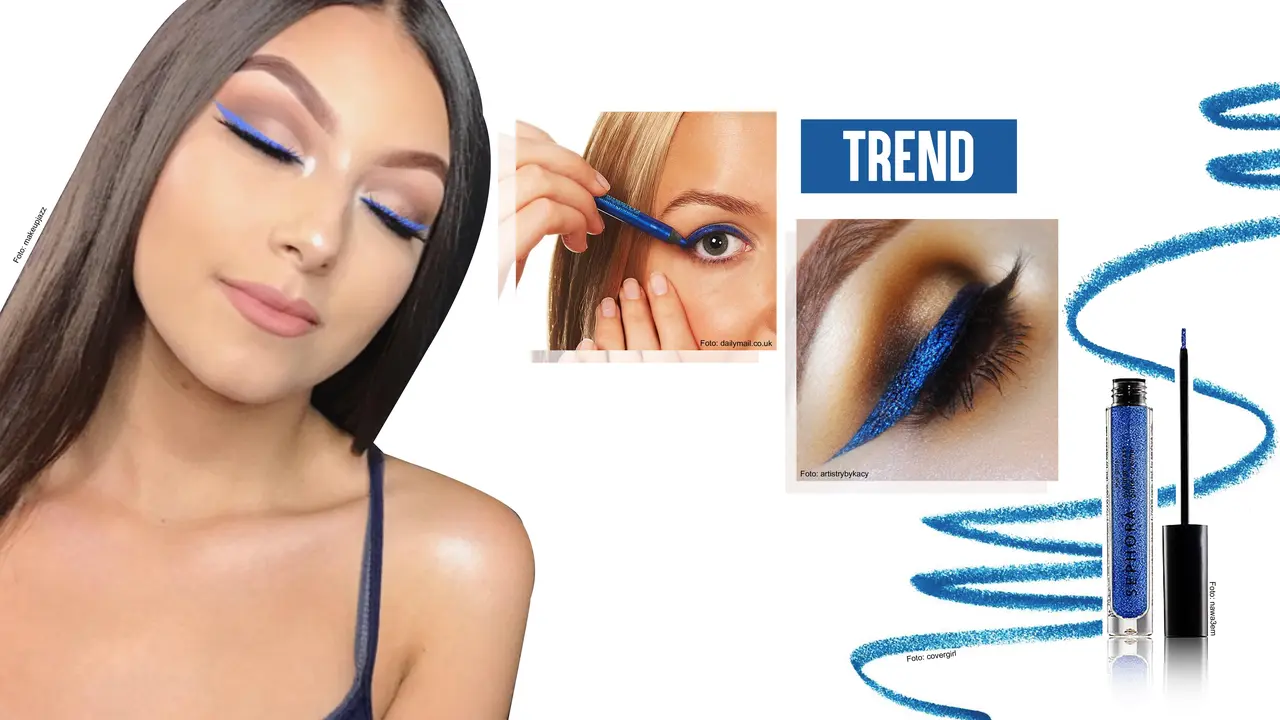 Trends: Bukan Hanya Hitam, Tampil Stunning dengan Blue Eyeliner