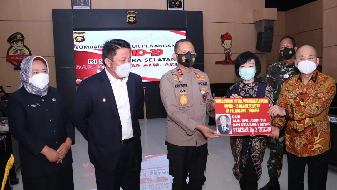Pengusaha Asal Aceh Sumbang Rp2 Triliun untuk Penanganan Covid-19 di Sumsel