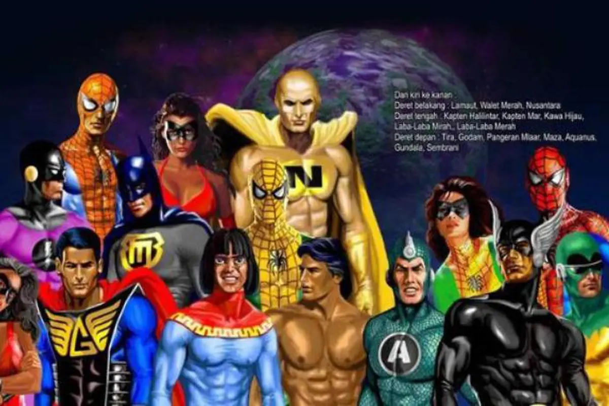 10 Superhero Indonesia yang Gak Kalah Sama Superhero Hollywood