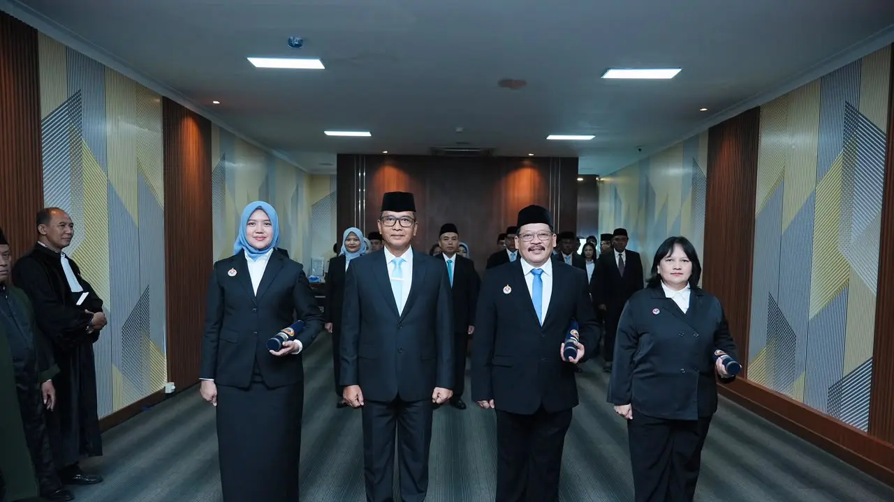 Pelantikan Mey Rany Wahida Utami sebagai Kepala Biro Keuangan, Umum dan Hubungan Masyarakat BNPP serta Harris Fadhly sebagai Asisten Deputi Infrastruktur Ekonomi dan Kesejahteraan Rakyat BNPP RI, di Jakarta, Rabu (15/7) (Istimewa)