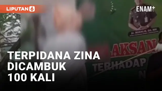 Viral! Zina dengan Iparnya Sendiri, Kena Cambuk 100 Kali