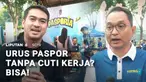 Yang mau urus paspor sekarang ndak perlu lagi cuti kerja. Karena, layanan pembuatan atau perpanjangan paspor kini dibuka hari Minggu, di Car Free Day Jakarta.