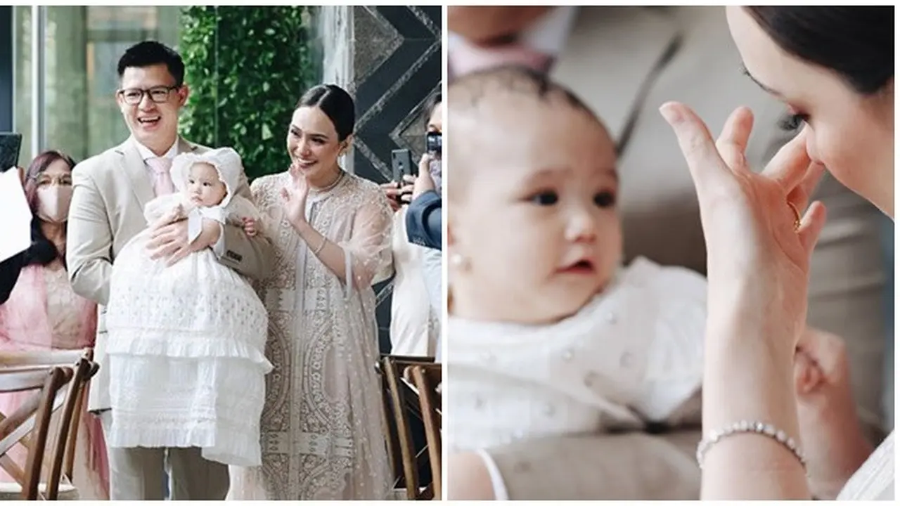 7 Momen Anak Shandy Aulia Dibaptis, Penuh Kebahagiaan Sekaligus Haru