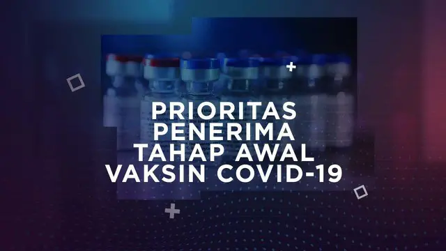 VIDEOGRAFIS: Prioritas Penerima Tahap Awal Vaksin Covid-19