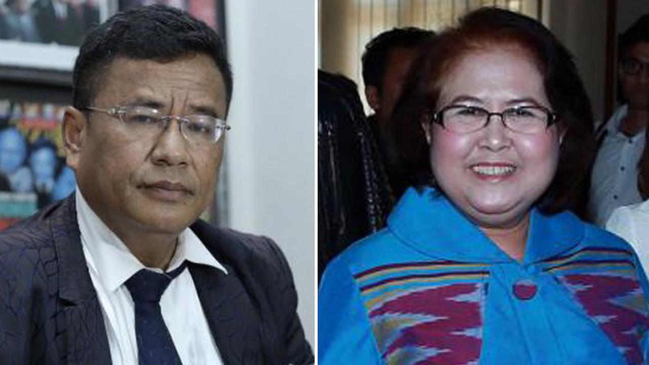 [Bintang] Kolase Hotman Paris dan Elza Syarief