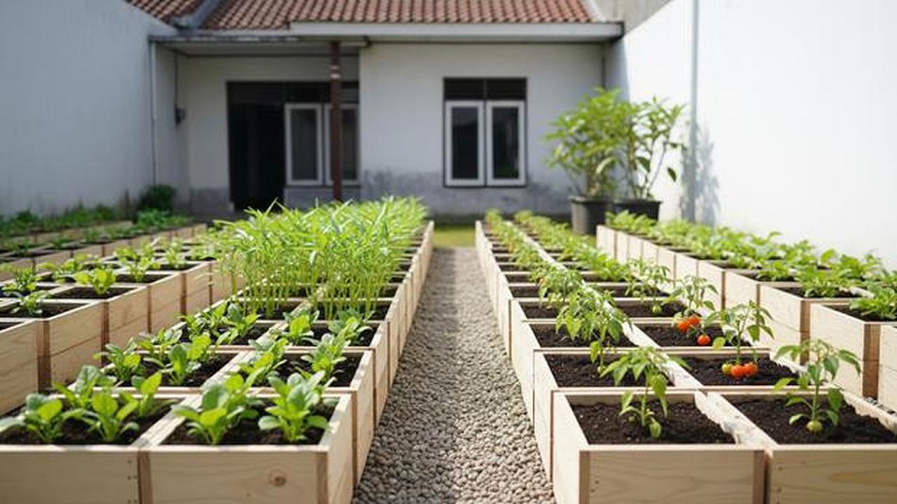 9 Ide Kebun Sayur Minimalis Belakang Rumah Modal Rp 300 Ribu, Cocok untuk Pemula