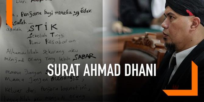 VIDEO: Surat Ahmad Dhani untuk Ibunda dari Balik Penjara
