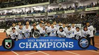 Machida Zelvia promosi ke J1 League. (Bola.com/J League)