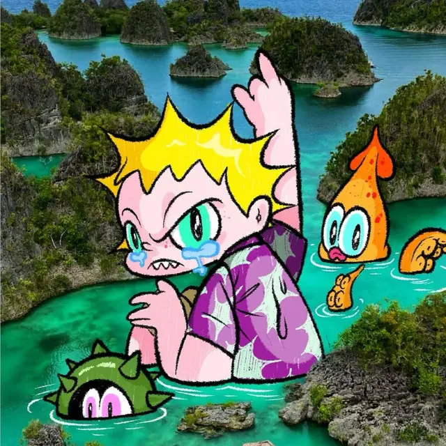 Seniman Muklay Buat Karikatur Save Raja Ampat Sebagai Bentuk Protes Lewat Ekspresi Seni
