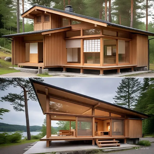 Model Rumah Scandinavian dengan Sentuhan Japandi