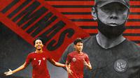 Timnas Indonesia - Timnas Indonesia U-19: Alfriyanto Nico  - Ronaldo Kwateh (Bola.com/Lamya Dinata/Adreanus Titus)